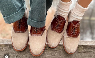 Are Saddle Shoes Back in Style? A Timeless Two-Tone Trend - memery