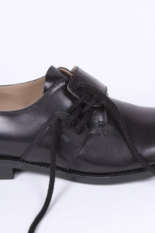 1940s everyday lace - up shoe - black - Ellen - memery