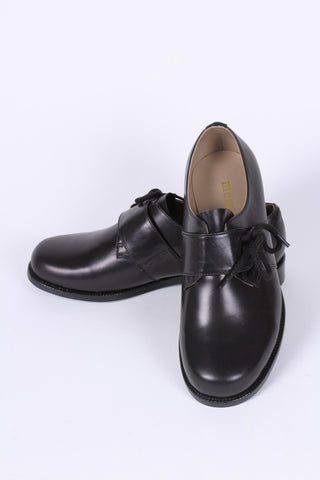 1940s everyday lace - up shoe - black - Ellen - memery