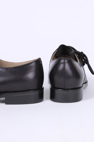 1940s everyday lace - up shoe - black - Ellen - memery