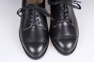 Everyday flat Derby shoes - 40s - Black - Eleanor - memery