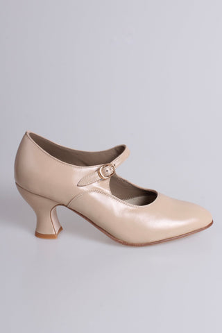 1920's inspired Mary Jane pumps - Cream - Yvonne - memery