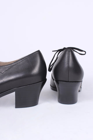 1930s everyday Oxford shoes, black, Emma - memery