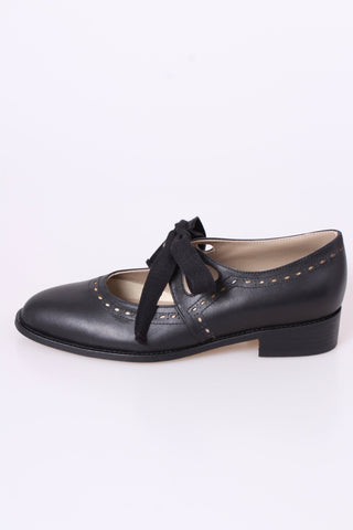 20s / early 30s inspired everyday shoes, black - Anna - memery