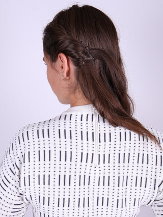 Sophisticated 1950s vintage style pullover with pattern - Molly