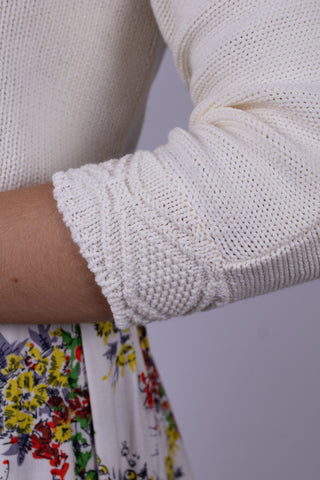 1950s style bolero - Off-White - Carol