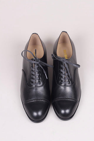 Edwardian style Oxford shoe, 1900 - 1920 - black - Florence - memery